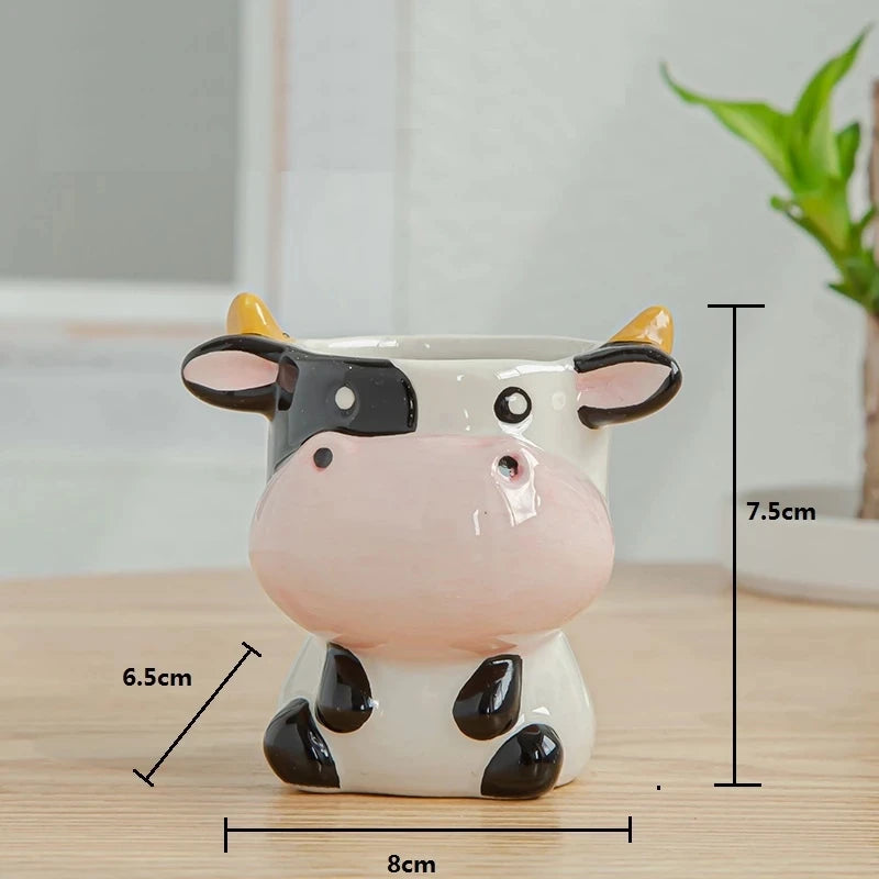 Nordic Style Ceramic Animal Flower Pot