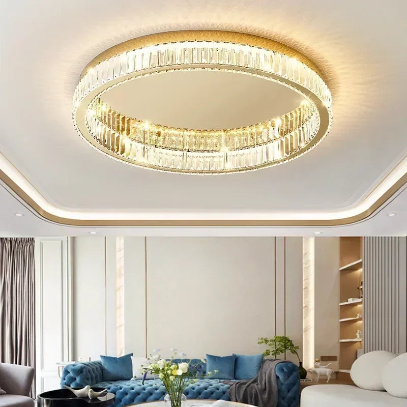 Modern Crystal Light for Living Room