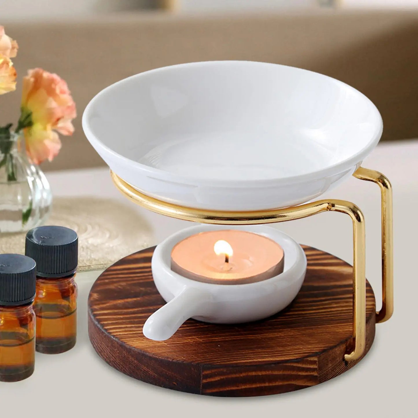 Aromatic Essential Oil Burner Oil Warmer wax melts