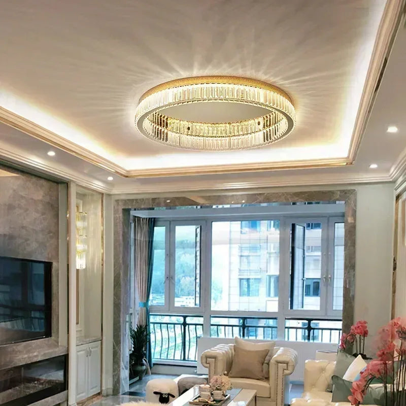 Modern Crystal Light for Living Room