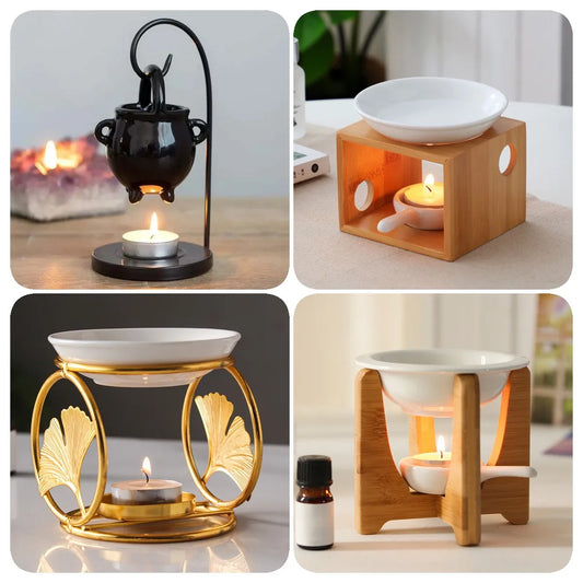 Ceramic Candle Holder Essential Oil Burner Diffuser