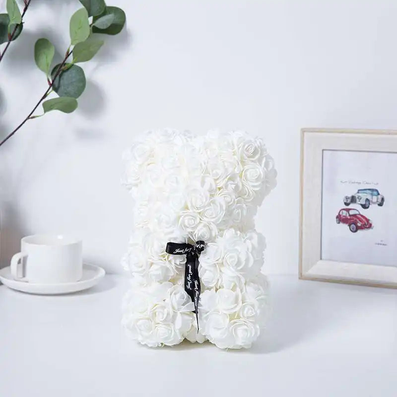 Rose Flower Teddy Bear